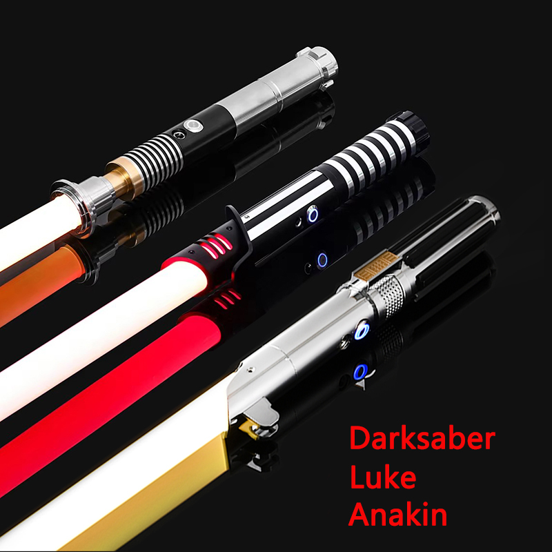 Cosplay Prop Dagger - Luke RGB Lightsaber Sword Metal Flashing