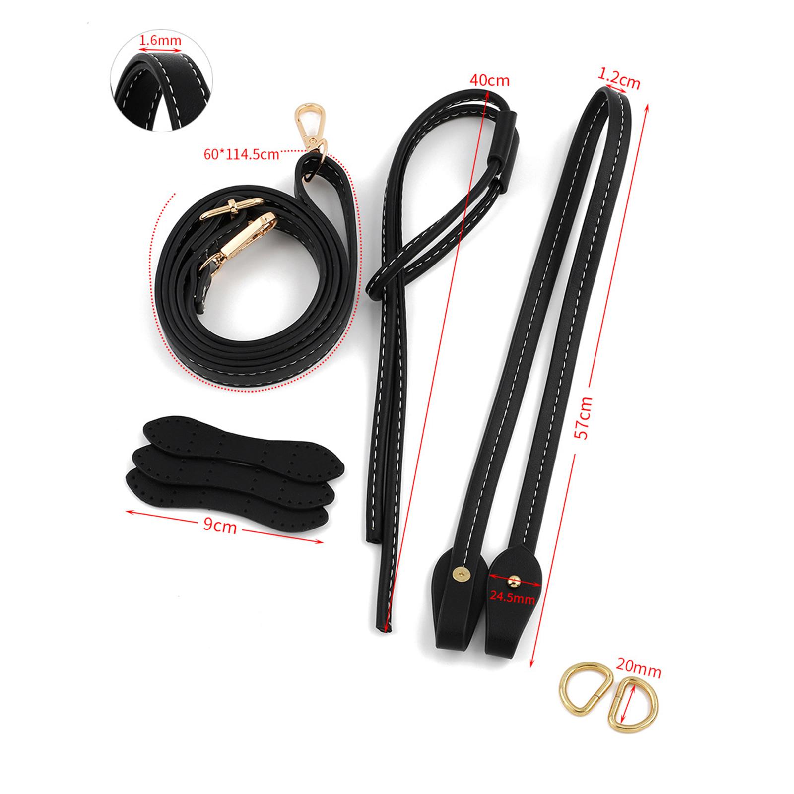 D Ring Strap - Handmade Crochet Bag Handle Kit PU