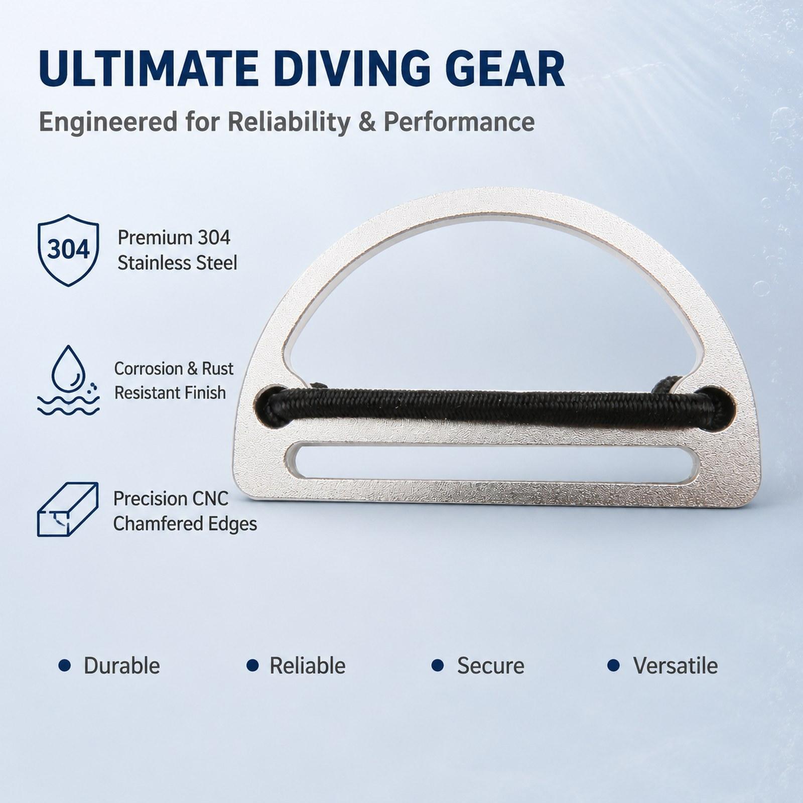 Scuba Weight Belt Keeper Buckl - D Ring Strap review and price