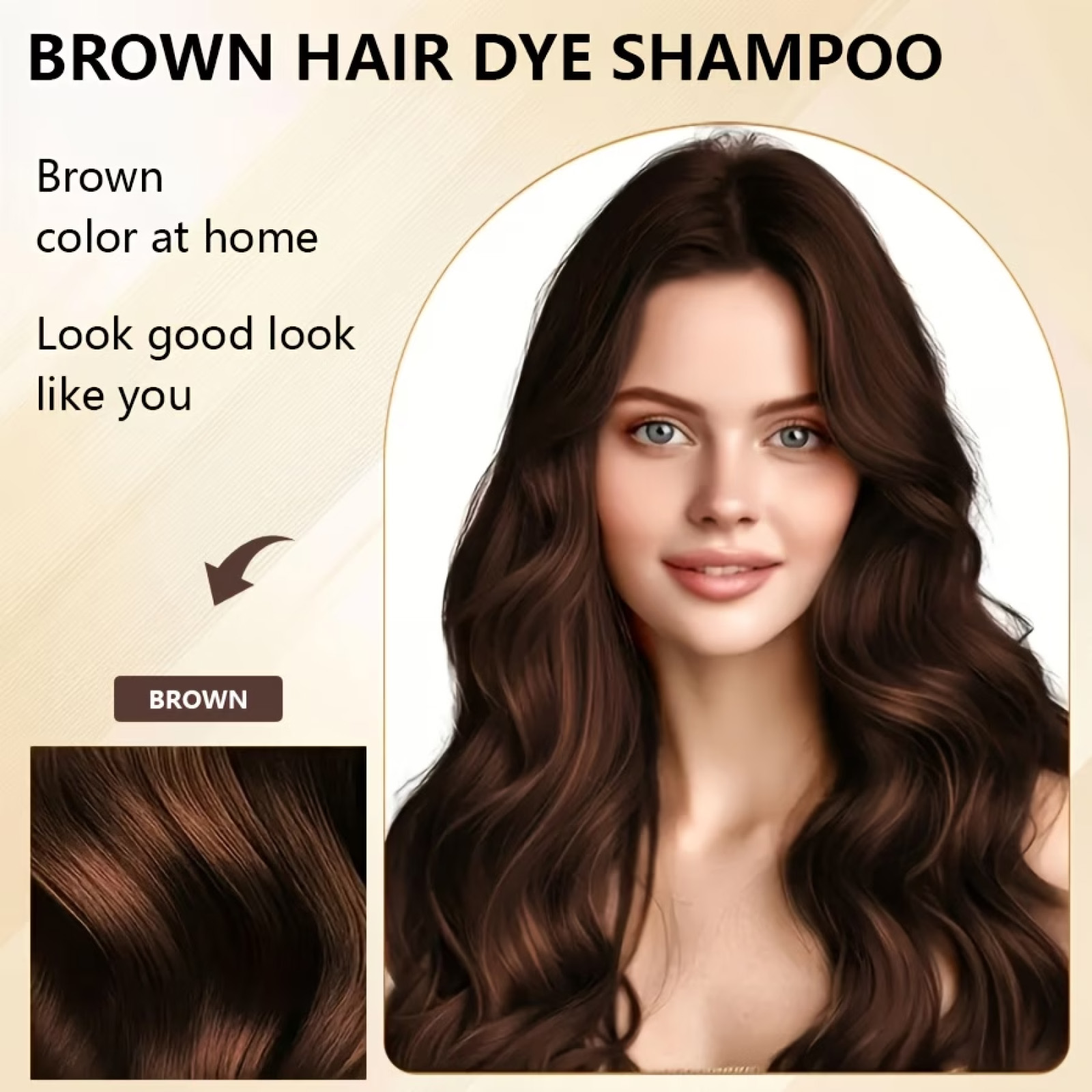 Brown Hair Dye Shampoo 100ml C - Hair Spray Color review and price