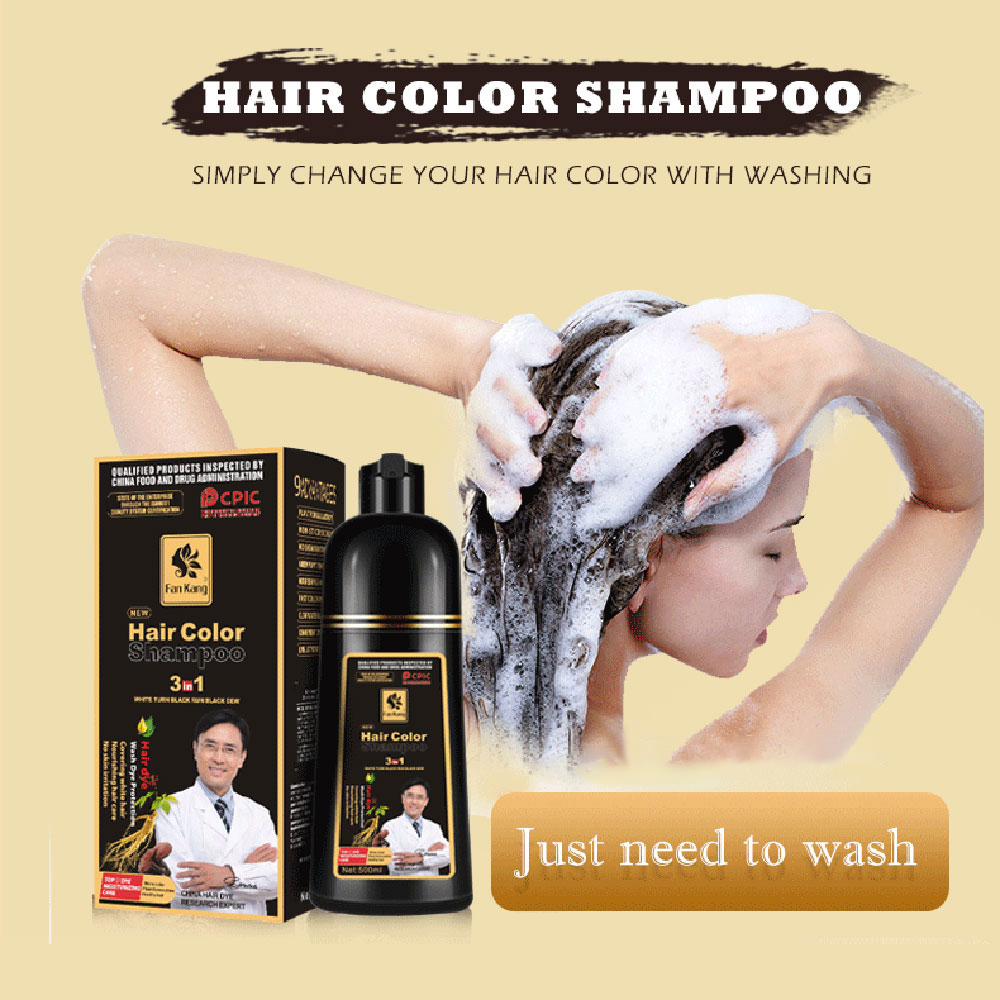 3 In 1 Instant Coloring Shampo - Hair Spray Color review and price